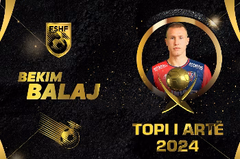 Balaj fiton “Topin e artë”, Xhemshiti lojtari më i mirë i Kombëtares