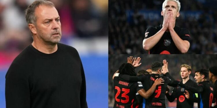 Flick thyen heshtjen dhe flet pasi La Liga ka bllokuar regjistrimin e dyshes Dani Olmo – Pau Victor