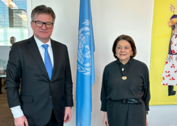 Lajçak takohet me nënsekretaren e përgjithshme të Kombeve të Bashkuara, flasin për dialogun