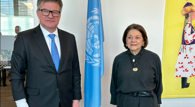 Lajçak takohet me nënsekretaren e përgjithshme të Kombeve të Bashkuara, flasin për dialogun