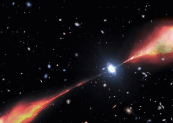 Teleskopët vëzhgojnë një valë radioje masive nga një objekt i ndritshëm dhe i hershëm në univers