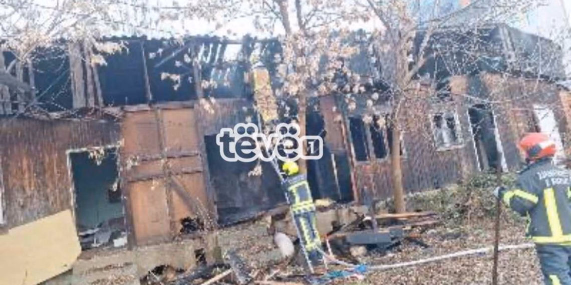 Zjarr te Tregu i Gjelbër në Ulpianë