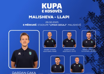 Caktohen gjyqtarët e çerekfinaleve