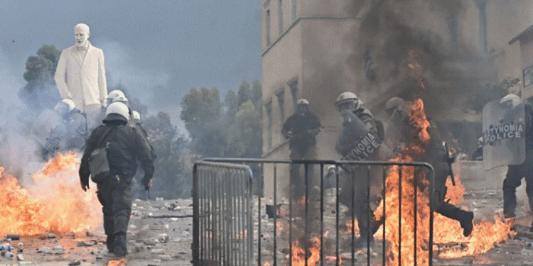 Eskalon protesta për përvjetorin e dytë të aksidentit hekurudhor në Athinë