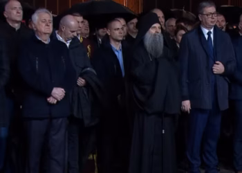 Zëvendëskryeministri i Maqedonisë së Veriut në ngjarjen anti-NATO