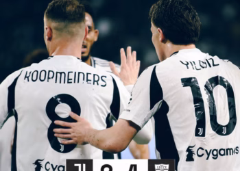 Juventus ngjitet në pozitën e tretë, pas triumfit ndaj Lecces