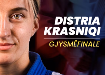 Distria Krasniqi arrin gjysmëfinalen e Kampionatit Evropian për Senior 2025 në Podgoricë, Mali i Zi!