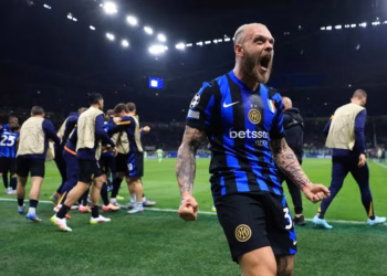 Interi e “prek” finalen e Ligës së Kampionëve, epërsi e dyfishtë ndaj Barçës pas pjesës së parë