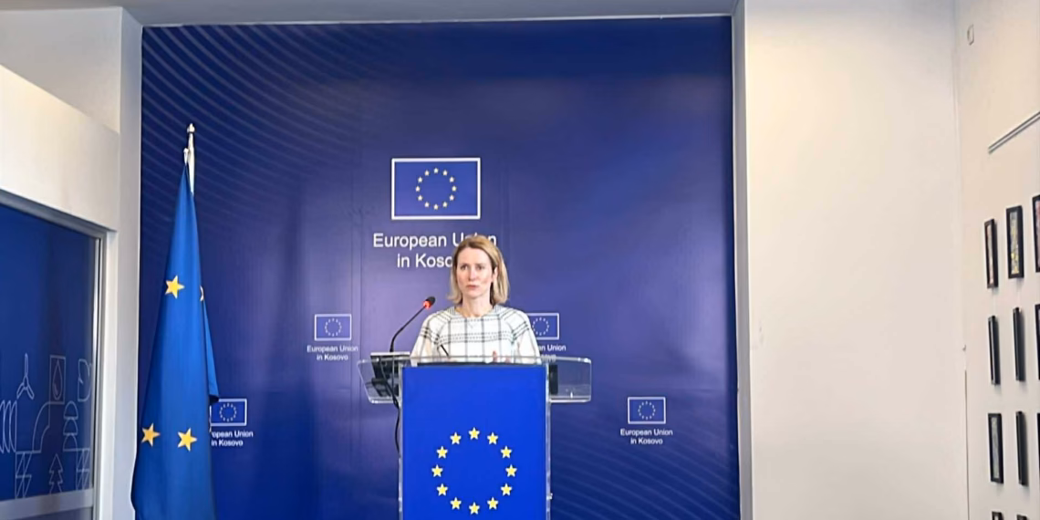 Kallas thotë se Kosova duhet të formojë institucionet për të përfituar nga BE