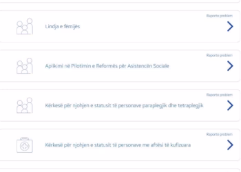 Lansohet aplikimi elektronik për statusin e personave me aftësi të kufizuara dhe dëmtim shikimi