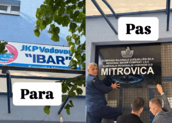 Mbyllet kompania paralele e ujësjellësit “Ibar” në Mitrovicën e Veriut