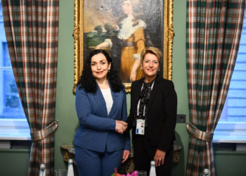 Osmani ftohet nga homologia e saj për vizitë shtetërore në Zvicër