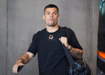 Granit Xhaka, synimi i Tares te Milani