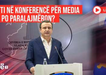 LIVE – Konferenca e kryeministrit në detyrë, Albin Kurti