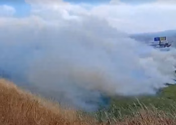 Digjen disa barishte në Komoran të Drenasit