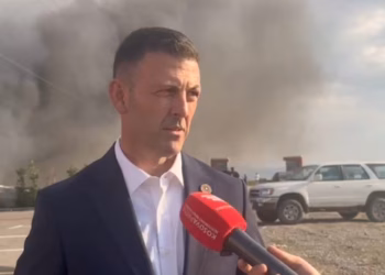 Zjarri në Lipjan, Metaj: Nuk ka viktima në njerëz, objektet tjera kanë shpëtuar