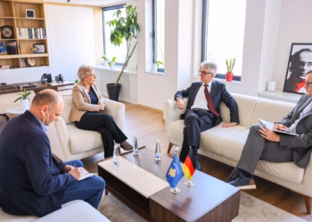 Gërvalla mirëpriti ambasadorin e ri të Gjermanisë, Rainer Rudolph