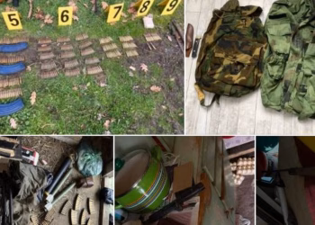 Sekuestrohen armë, municion dhe pajisje ushtarake në Leposaviq