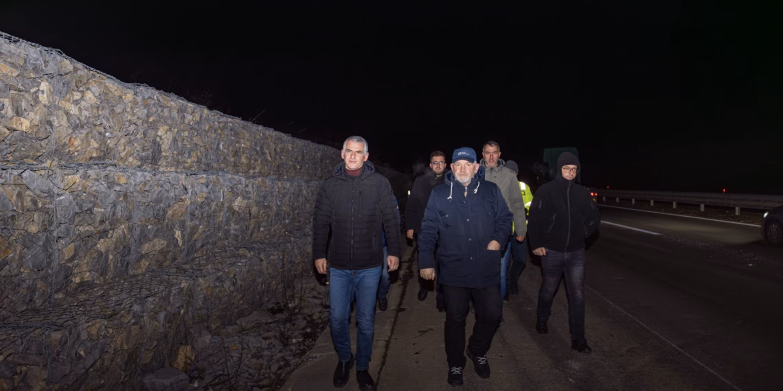 Durmishi inspekton punimet emergjente në autostradën “Ibrahim Rugova”