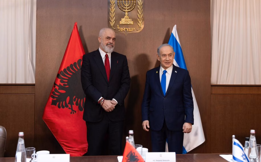 Rama takohet me Netanyahun gjatë vizitës së tij zyrtare në Izrael