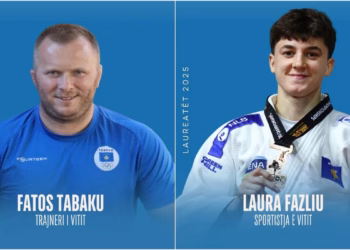 Fatos Tabaku dhe Laura Fazliu zgjidhen më të mirët e vitit nga Federata e Sporteve Universitare të Kosovës