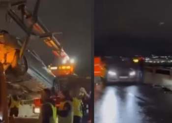 Katër persona të lënduar në aksidentin mes tri automjeteve në rrugën Prishtinë-Podujevë