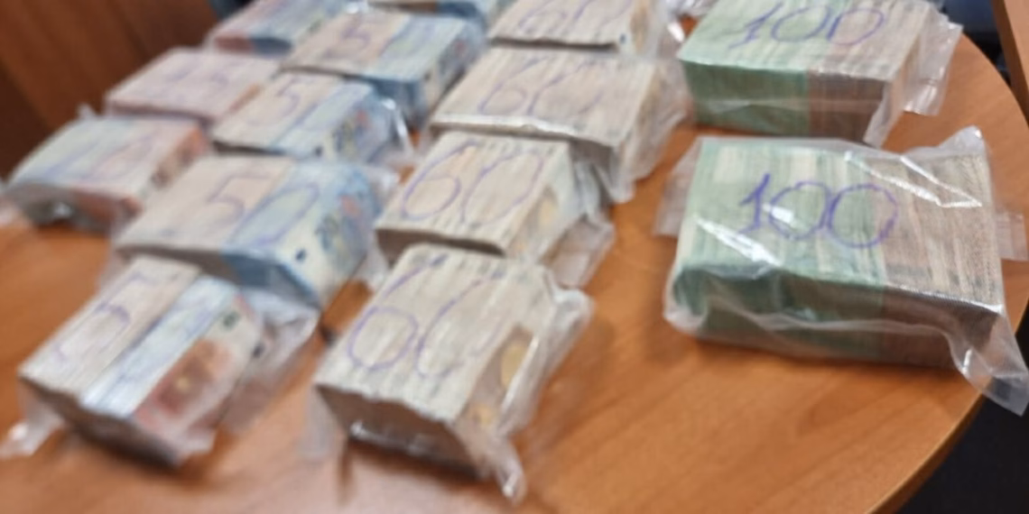 Ndalohen për 48 orë tre të dyshuarit që u kapën me mbi 1 milion euro në Merdare, dyshohen për “shpëlarje të parave”