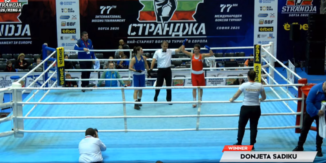 Boksierja Sadiku fiton meçin tjetër në Bullgari