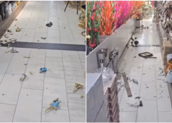 Tërmeti shkakton dëme materiale në një market në Prizren, qytetari bën thirrje për qetësi dhe solidaritet