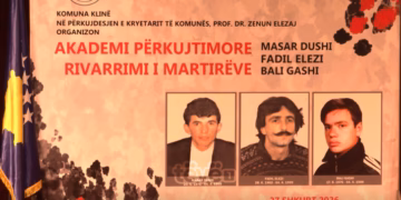 Nderohet sakrifica e tre dëshmorëve të masakrës së Kralanit