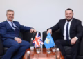 Maqedonci takon ambasadorin britanik, diskutohet bashkëpunimi në fushën e mbrojtjes