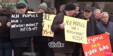 Revoltë simbolike kundër çmimeve të larta të energjisë