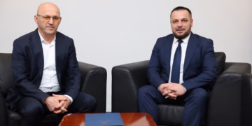 Maqedonci takon Lleshin, diskutuan për prioritetet kryesore të këtij mandati