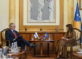 Haxhiu pret në takim shefin e misionit të OSBE-së, fokus prioritetet legjislative