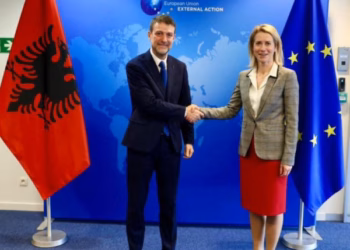 ​Hoxha takon Kallas në Bruksel, Shqipëria rikonfirmon linjëzimin e plotë me politikën e jashtme të BE-së