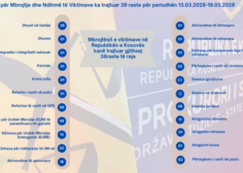 ​ZMNV: 39 raste të trajtuara prej tyre 35 prej tyre dhunë në familje