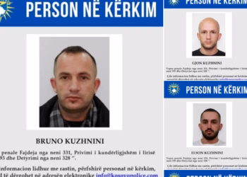 Policia shpall në kërkim katër persona për fajde e detyrim në Prizren, ua publikon fotot