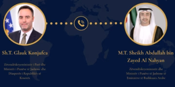 Konjufca në bisedë me Sheikh Abdullah: Kosova mbështet Emiratet ndaj sulmeve në rajon