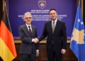 Konjufca pret ambasadorin gjerman, flasin për dialogun dhe bashkëpunimin ekonomik