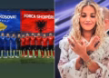 “Forca Kosova, forca Shqipëria”, Rita Ora mbështet dy ekipet kombëtare për kualifikim në Kupën e Botës