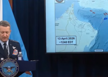 Kreu i Shtabit të SHBA-së: Marina Amerikane ka bllokuar portet iraniane dhe ka ridrejtuar 13 anije