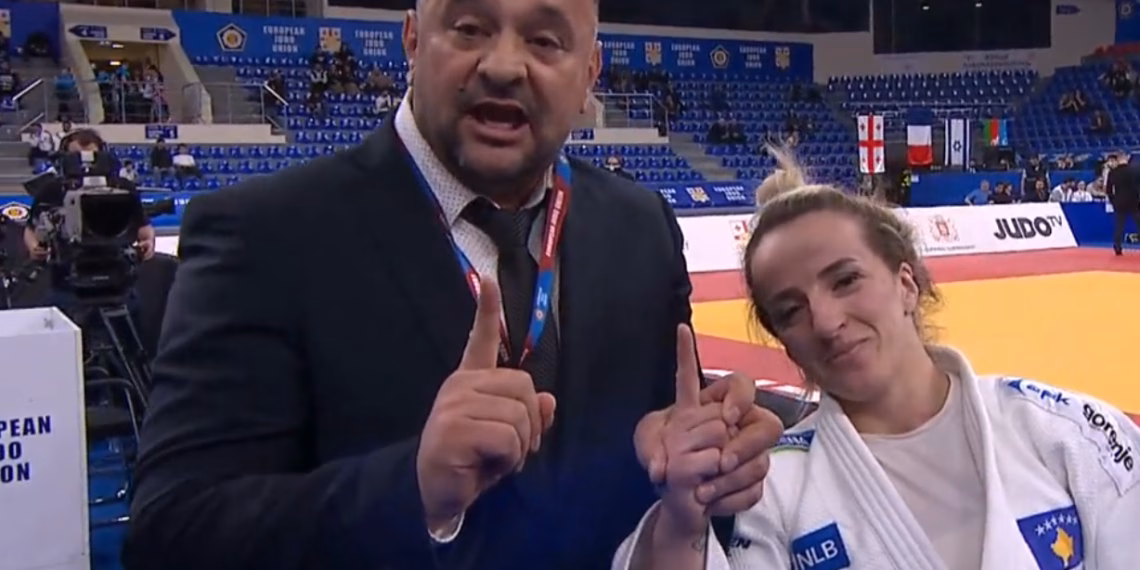 DISTRIA KRASNIQI KAMPIONE E RE E EVROPËS NË XHUDO