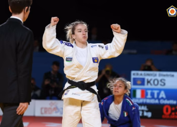 DISTRIA KRASNIQI NË FINALE TË EVROPIANIT TË XHUDOS