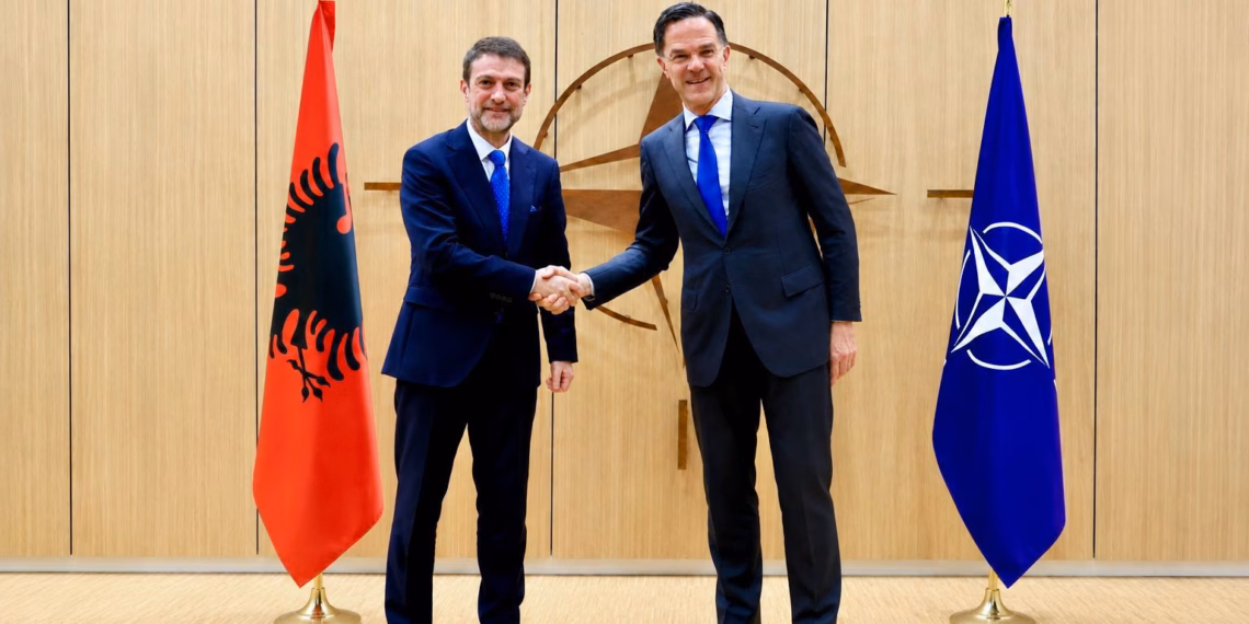Hoxha takim me Rutte-n: NATO më e rëndësishme se kurrë në situatën aktuale