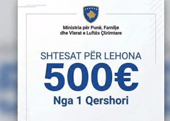 Rriten shtesat për lehona nga 325 euro në 500 euro
