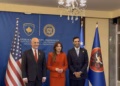 Haxhiu priti në takim kongresistët amerikanë