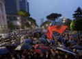 ​PD mban protestën kombëtare para Kryeministrisë