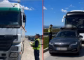 Mbi 5 mijë kamionë e autobusë kontrollohen nga Policia, shqiptohen mbi 400 gjoba