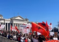 Studentët shqiptarë protestojnë sot në Shkup për provimin e Jurisprudencës në shqip