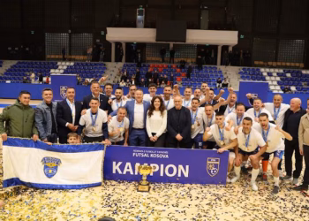 FC Policia e Kosovës kampione në Ligën e Parë, siguron promovimin në Superligën e futsallit